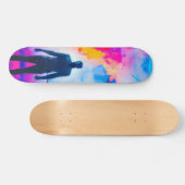 Staan in kleuren persoonlijk skateboard (Horizontaal)