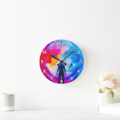 Staan in kleuren ronde klok (Huis)