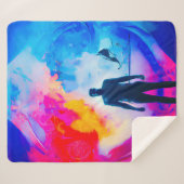 Staan in kleuren sherpa deken (Voorkant (horizontaal))