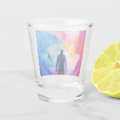 Staan in kleuren shot glas (Achterkant)