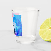 Staan in kleuren shot glas (Rechts)