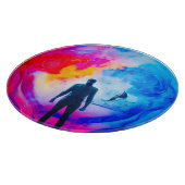 Staan in kleuren snijplank (Hoek)