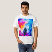 Staan in kleuren t-shirt (Voorkant volledig)