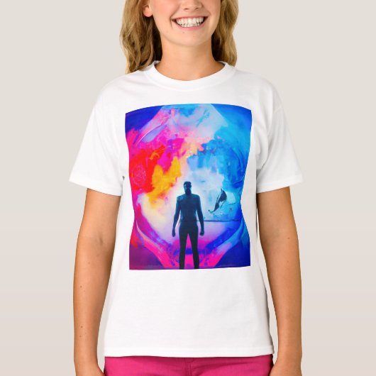 Staan in kleuren t-shirt (Voorkant)