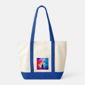 Staan in kleuren tote bag (Achterkant)