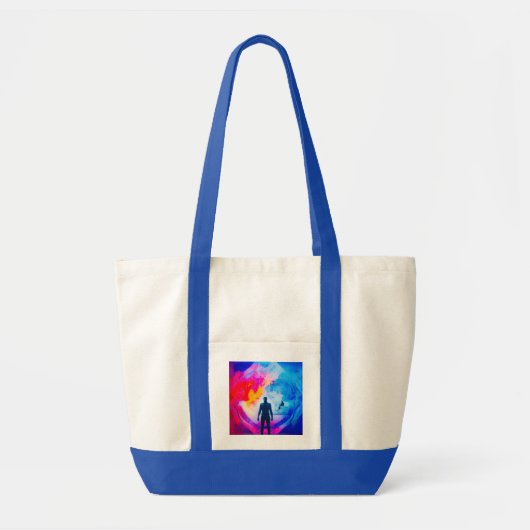 Staan in kleuren tote bag (Voorkant)