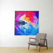 Staan in kleuren wandkleed (In Situ (horizontaal))