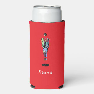 Staan Man Rood Seltzer Blikjeskoeler