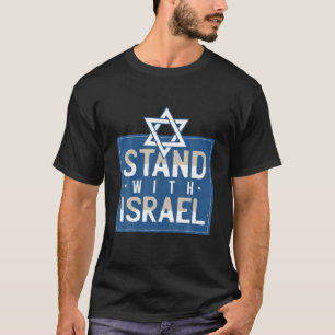 Staan met Israël I IDF Krav Maga Defence Forces H T-shirt
