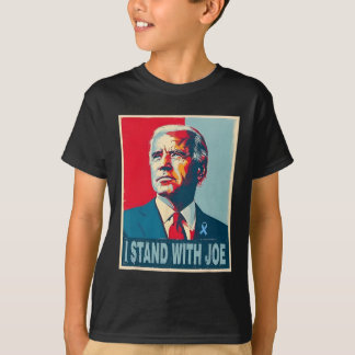 Staan met Joe Support Ribbon Campagne Verklaring T-shirt