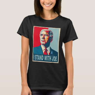 Staan met Joe Support Ribbon Campagne Verklaring T-shirt