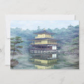 Staan op het Gouden Pavilion - Kyoto, Japan Kaart (Voorkant)