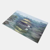 Staan op het gouden paviljoen deurmat (Schuin)