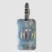 Staan op het gouden paviljoen - Kyoto Bagagelabel (Voorkant (verticaal))