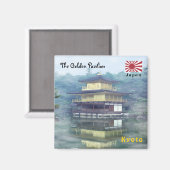 Staan op het gouden paviljoen magneet (Voorkant / Achterkant)