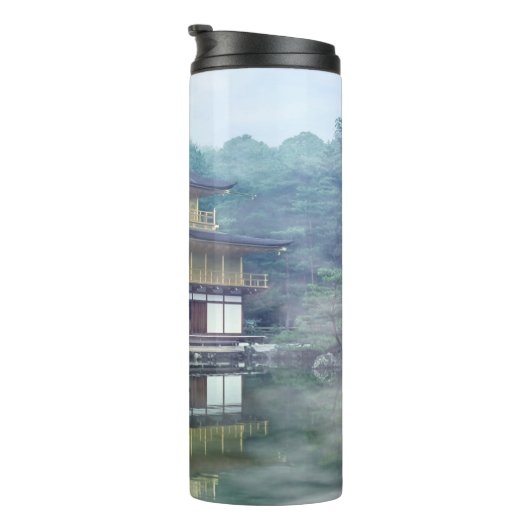 Staan op het gouden paviljoen thermosbeker (Geroteerd rechts)