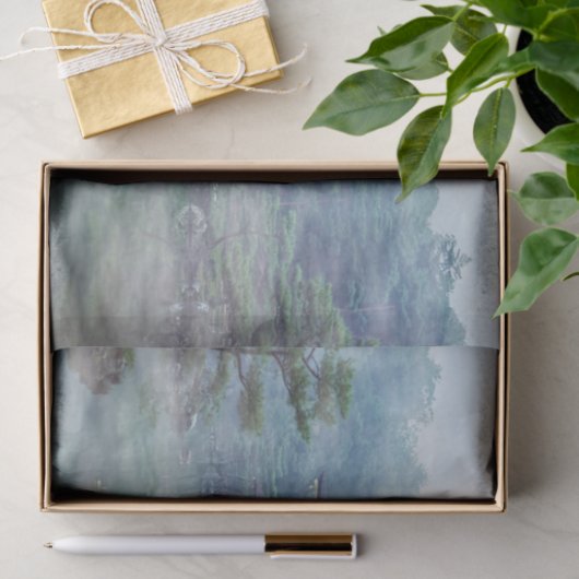 Staan op het gouden paviljoen tissuepapier (Geschenk)