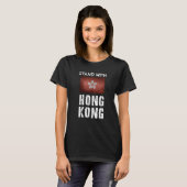staan voor hongkong women shirt (Voorkant volledig)