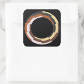 staan voor raciale eenheid Sticker (Tas)