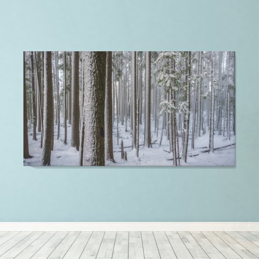 Staand hoog #1 canvas afdruk (Insitu (Houten vloer))