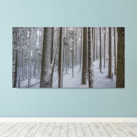 Staand hoog #2 canvas afdruk (Insitu (Houten vloer))