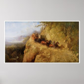 Staand in Californië door Gutzon Borglum Poster (Voorkant)