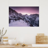 Staand in een winter wonderland poster (Keuken)