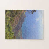 Staand nabij de top van de berg legpuzzel (Horizontaal)