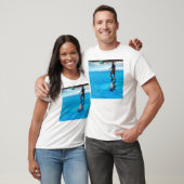 Staand op dolfijnen t-shirt (Unisex)