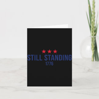 Staand sinds 1776 Patriottische Sterren 4 juli Kaart
