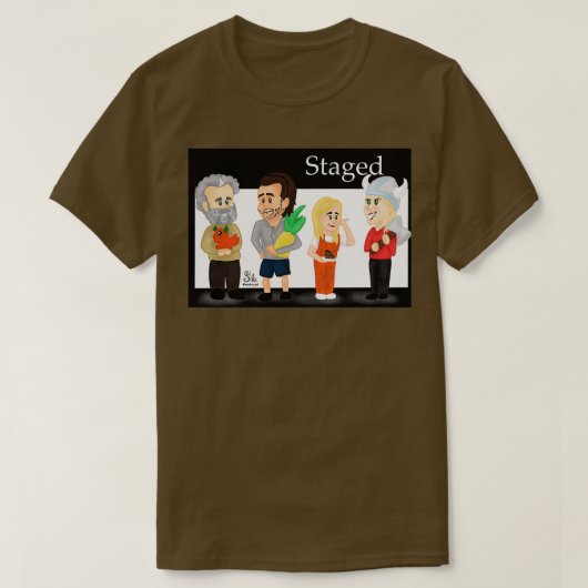Staand T-shirt (Design voorkant)