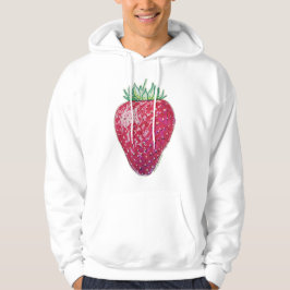 Staande aardbei hoodie
