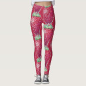 Staande aardbei leggings (Voorkant)