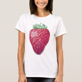 Staande aardbei t-shirt