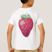 Staande aardbei t-shirt (Achterkant)
