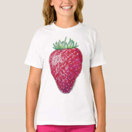 Staande aardbei t-shirt