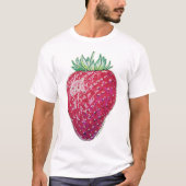 Staande aardbei t-shirt (Voorkant)