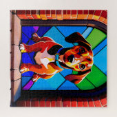 Staande Beagle Portret Legpuzzel (Horizontaal)