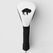 Staande bizon golfheadcover (Voorkant)