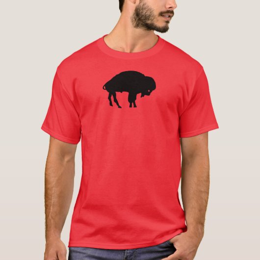 Staande Buffalo/Bizon T-shirt (Voorkant)