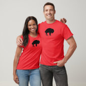 Staande Buffalo/Bizon T-shirt (Unisex)