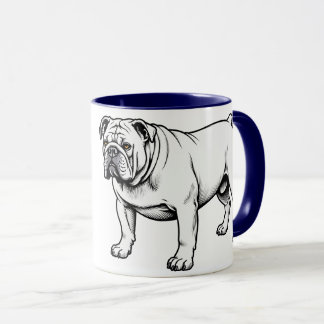 Staande Bulldog Mok