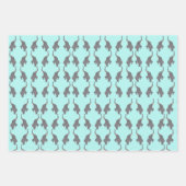 Staande Circus Olifant Multi Kleur Inpakpapier Vel (Voorkant)