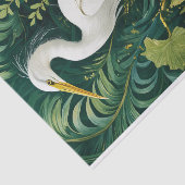 Staande hoge, sierlijke witte kraan decor tissuepapier (Detail)