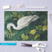 Staande hoge, sierlijke witte kraan decor tissuepapier (Craft)