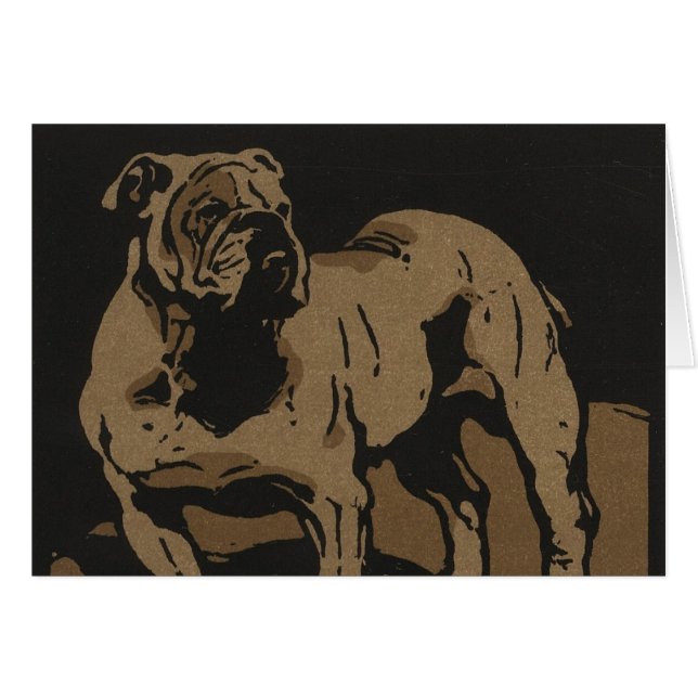 staande hond (Voorkant Horizontaal)