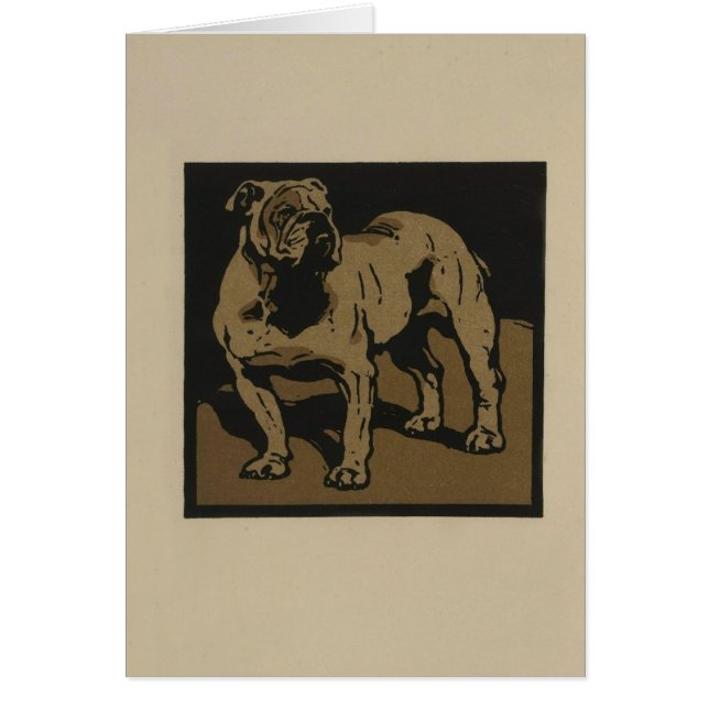 staande hond (Voorkant)