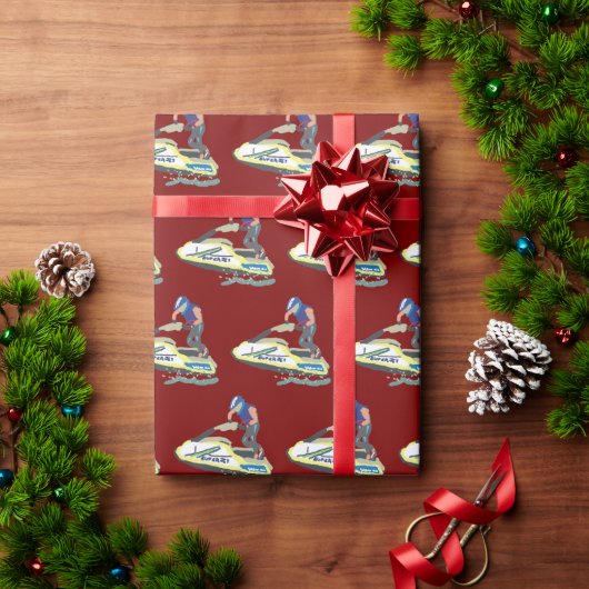 Staande Jet Ski SuperJet Cadeaupapier (Feestdagen Geschenken)