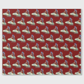 Staande Jet Ski SuperJet Cadeaupapier (Vlak)