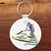 Staande Jet Ski SuperJet Sleutelhanger (Achterkant)